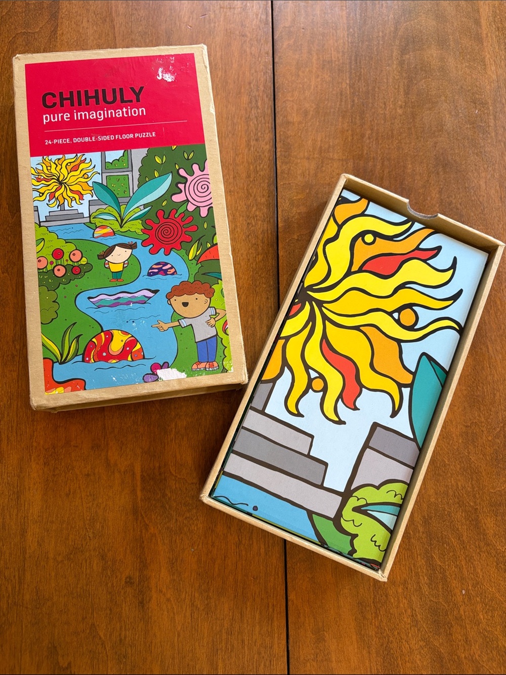 Chihuly “Pure Imagination” Double Sided Floor Puzzle, 24”x32”